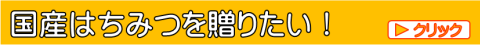 国産ハチミツを贈る。