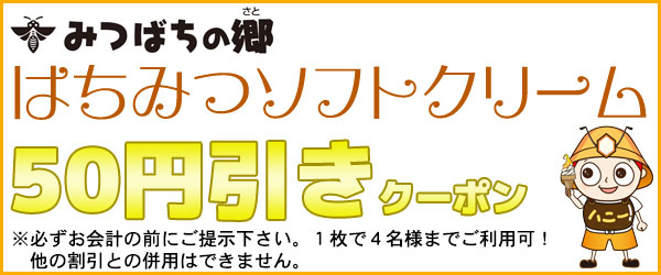 はちみつソフト割引券